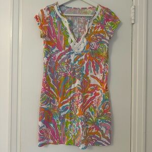 Lilly Pulitzer Cap-Sleeve Summer Dress - Small